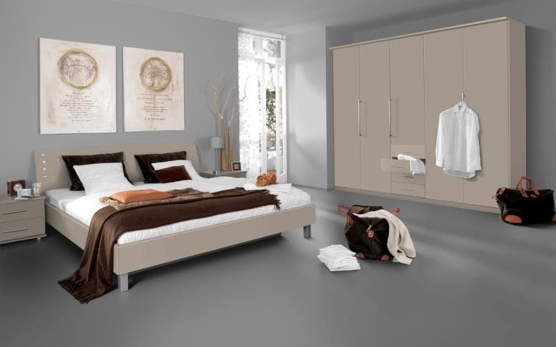 Saturn Gloss Beige Bedroom